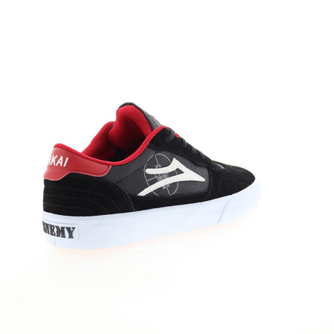Lakai Cambridge Public Enemy MS4240252A00 Mens Black Suede Skate Sneakers Shoes