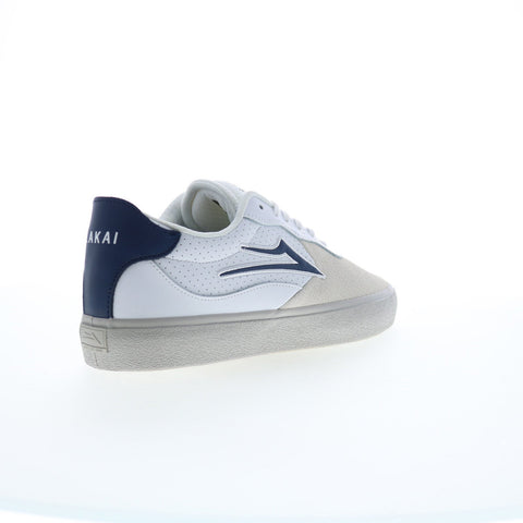 Lakai Essex MS4240263A00 Mens White Leather Skate Inspired Sneakers Shoes