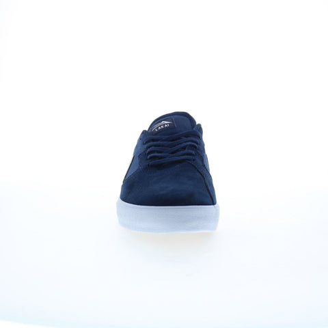 Lakai Cardiff MS4240264A00 Mens Blue Suede Skate Inspired Sneakers Shoes