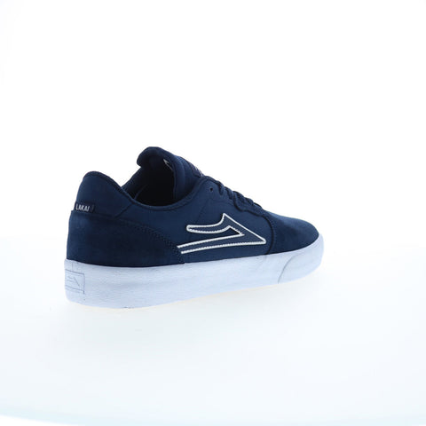 Lakai Cardiff MS4240264A00 Mens Blue Suede Skate Inspired Sneakers Shoes