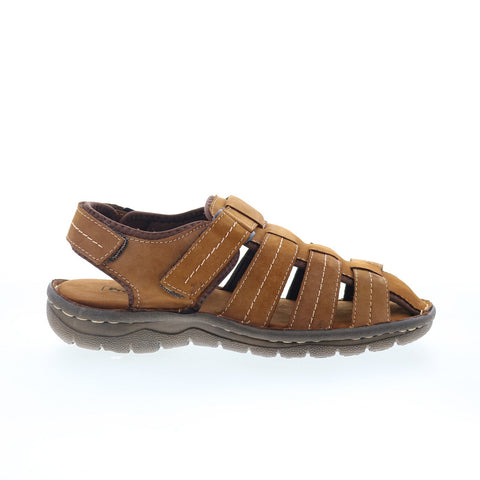 Propet Joseph MSO003LBR Mens Brown Extra Extra Wide 6E Sport Sandals Shoes