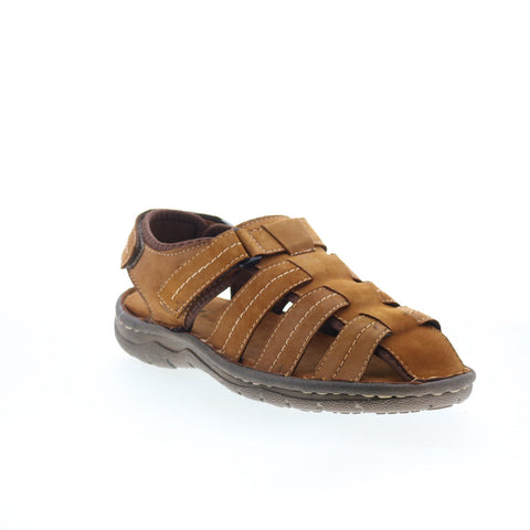 Propet Joseph MSO003LBR Mens Brown Extra Extra Wide 6E Sport Sandals Shoes