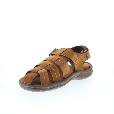 Propet Joseph MSO003LBR Mens Brown Extra Extra Wide 6E Sport Sandals Shoes