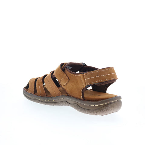 Propet Joseph MSO003LBR Mens Brown Extra Extra Wide 6E Sport Sandals Shoes