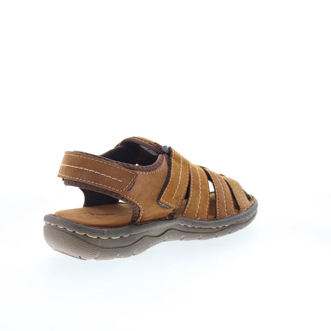 Propet Joseph MSO003LBR Mens Brown Extra Extra Wide 6E Sport Sandals Shoes