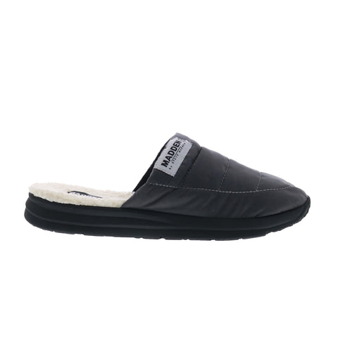 Steve Madden M-Taake Mens Gray Canvas Slip On Mules Slippers Shoes