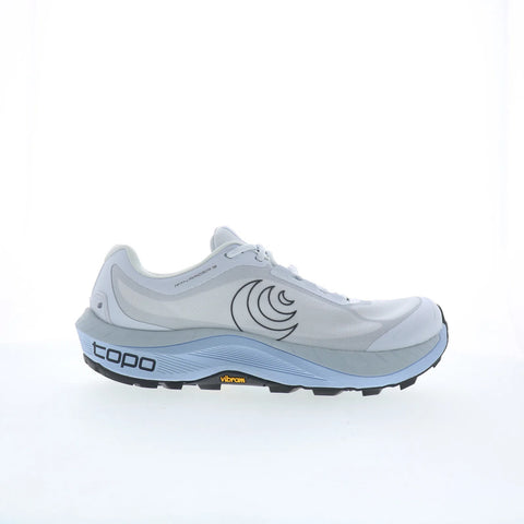 Topo MTN Racer 3 W065 Womens White Canvas Lace Up Athletic Hiking Shoes