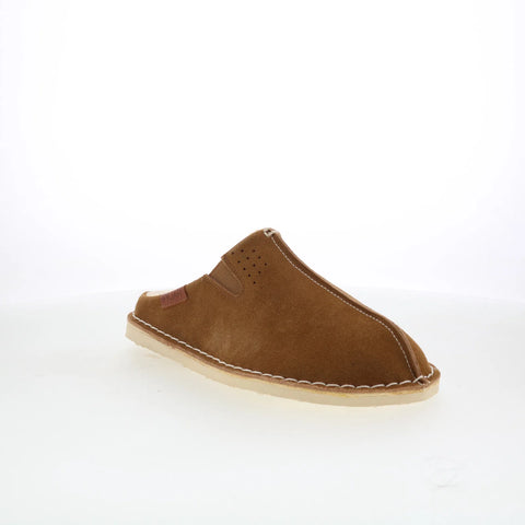 Pajar Muller PDPSL00350.01 Mens Brown Suede Slip On Clogs Slippers Shoes
