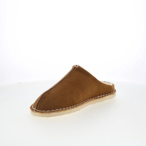 Pajar Muller PDPSL00350.01 Mens Brown Suede Slip On Clogs Slippers Shoes