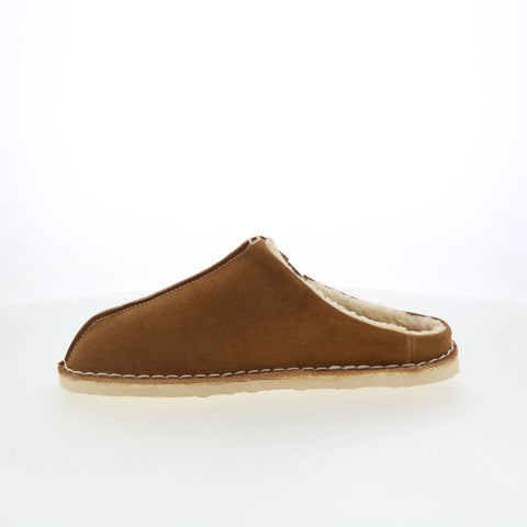 Pajar Muller PDPSL00350.01 Mens Brown Suede Slip On Clogs Slippers Shoes