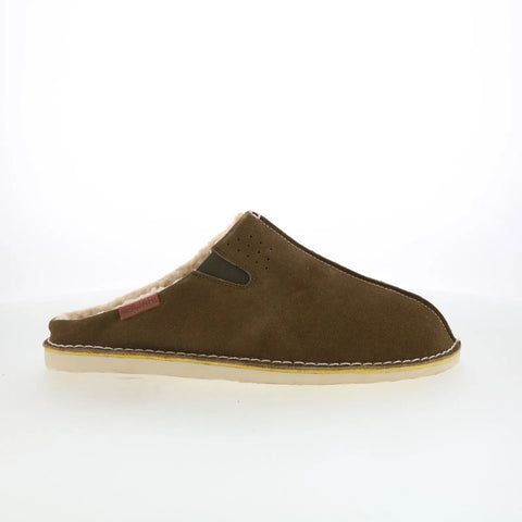 Pajar Muller PDPSL00350.01 Mens Brown Canvas Slip On Clogs Slippers Shoes