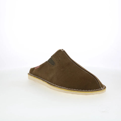 Pajar Muller PDPSL00350.01 Mens Brown Canvas Slip On Clogs Slippers Shoes