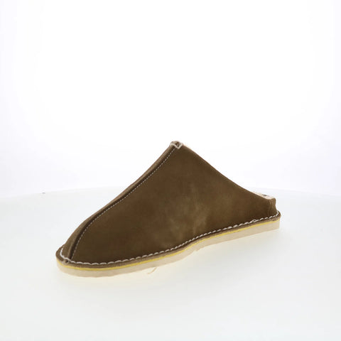 Pajar Muller PDPSL00350.01 Mens Brown Canvas Slip On Clogs Slippers Shoes