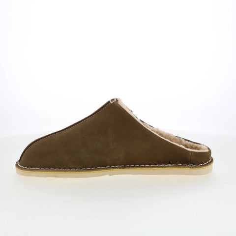 Pajar Muller PDPSL00350.01 Mens Brown Canvas Slip On Clogs Slippers Shoes