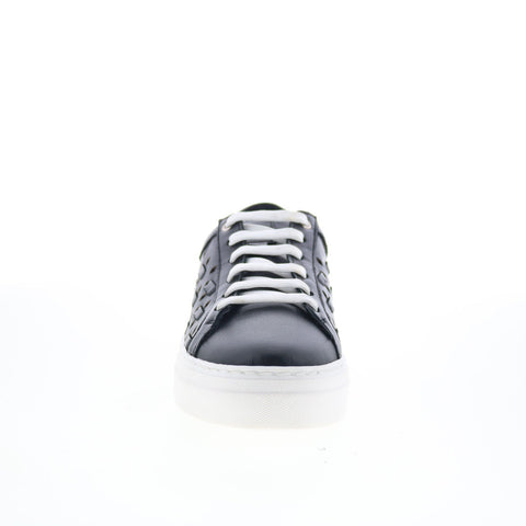 Miz Mooz Murphie Womens Black Leather Lace Up Lifestyle Sneakers Shoes