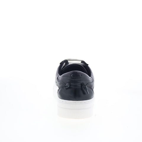 Miz Mooz Murphie Womens Black Leather Lace Up Lifestyle Sneakers Shoes