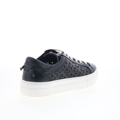 Miz Mooz Murphie Womens Black Leather Lace Up Lifestyle Sneakers Shoes
