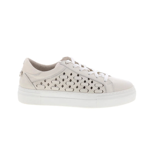 Miz Mooz Murphie Womens Beige Leather Lace Up Lifestyle Sneakers Shoes