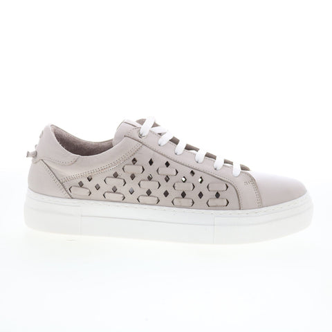 Miz Mooz Murphie Womens Gray Leather Lace Up Lifestyle Sneakers Shoes