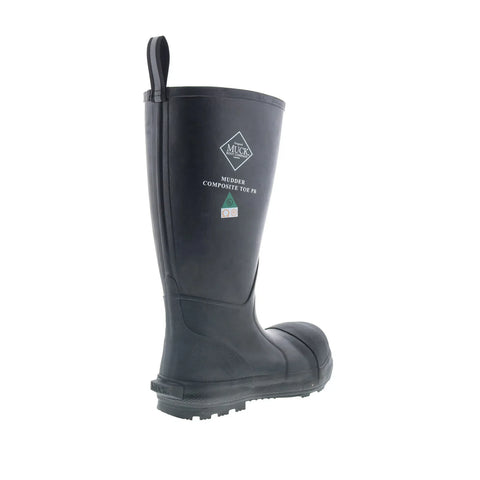 Original Muck Mudder Composite Toe Tall Boot Mens Black Work & Safety Boots