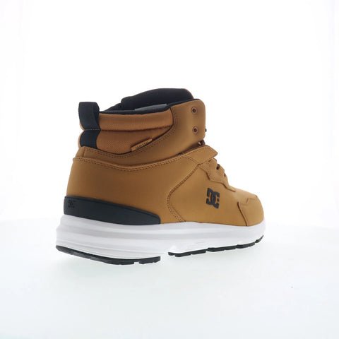 DC Mutiny Water Resistant Mens Brown Skate Inspired Sneakers Shoes