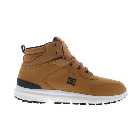 DC Mutiny Water Resistant Mens Brown Skate Inspired Sneakers Shoes
