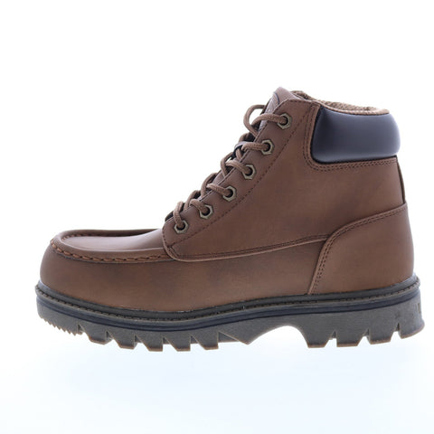 Lugz Warsaw MWARSGD-2157 Mens Brown Synthetic Lace Up Casual Dress Boots