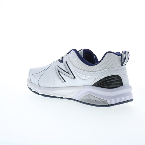 New Balance 857 MX857WN2 Mens White Wide Leather Lifestyle Sneakers Shoes