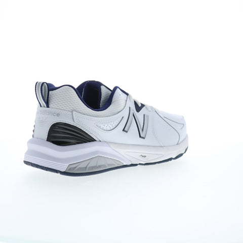 New Balance 857 MX857WN2 Mens White Wide Leather Lifestyle Sneakers Shoes