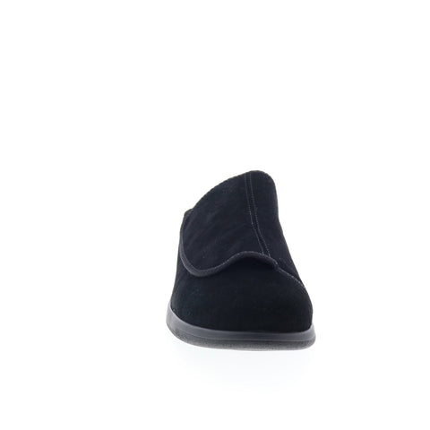 Propet Coleman MXA003M Mens Black Suede Strap Lifetsyle Sneakers Shoes