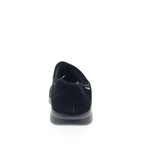 Propet Coleman MXA003M Mens Black Suede Strap Lifetsyle Sneakers Shoes