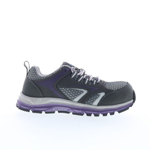 Nautilus Tempest Oxford Carbon Toe Womens Gray Mesh Athletic Work Shoes