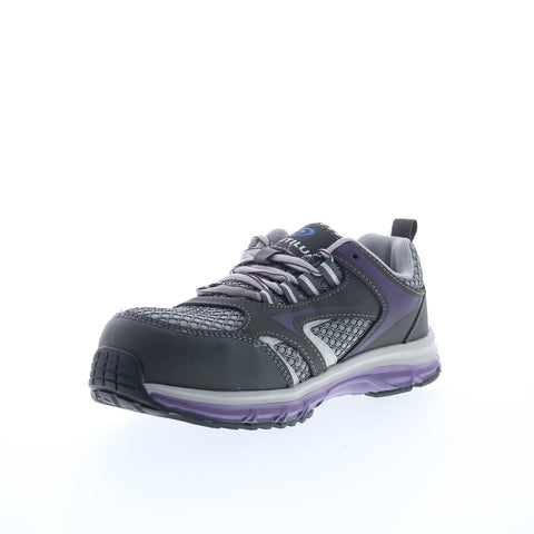 Nautilus Tempest Oxford Carbon Toe Womens Gray Mesh Athletic Work Shoes