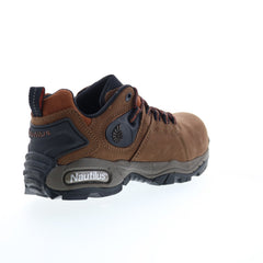 Nautilus Specialty ESD Composite Toe Work Shoes - Model N1303, Brown Leather, Men's
