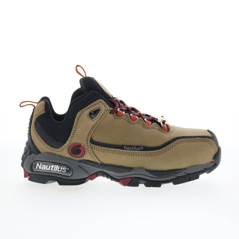 Nautilus Specialty ESD Steel Toe SD10 Mens Brown Extra Wide 4E Work Shoes