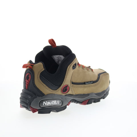 Nautilus Specialty ESD Steel Toe SD10 Mens Brown Extra Wide 4E Work Shoes