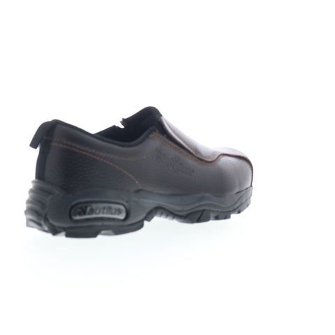 Nautilus Slip-On Steel Toe N1620 Mens Brown Wide Work & Safety Shoes