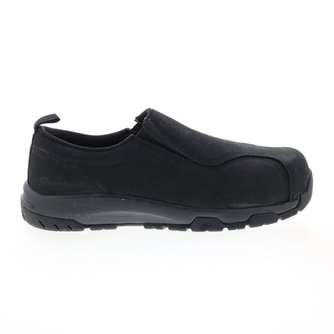 Nautilus Slip-On Composite Toe ESD N1656 Mens Black Athletic Work Shoes