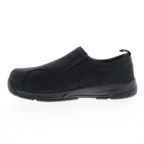 Nautilus Slip-On Composite Toe ESD N1656 Mens Black Athletic Work Shoes
