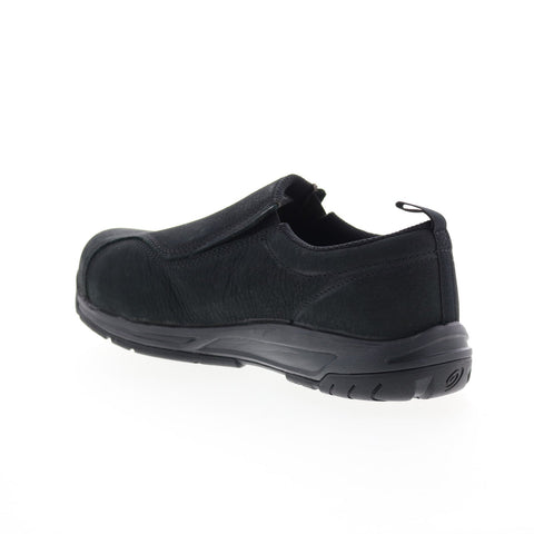 Nautilus Slip-On Composite Toe ESD N1656 Mens Black Athletic Work Shoes