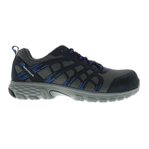 Nautilus Stratus Composite Toe Electrical Hazard Mens Gray Athletic Work Shoes
