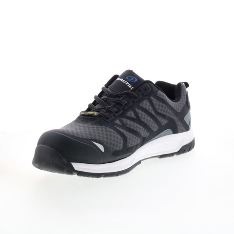 Nautilus Velocity Composite Toe SD10 Mens Black Wide Athletic Work Shoes