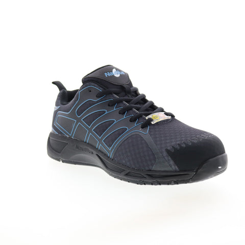 Nautilus Electrostatic Dissipative Soft Toe 0 Exposed Metal Mens Gray Work Shoes