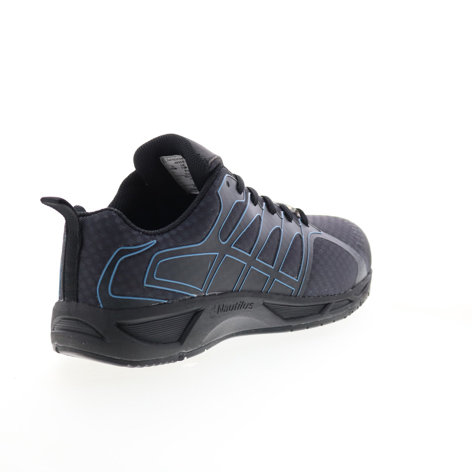 Nautilus Mens Black Leather Comp Toe 2522 Guard Mid Work Boots 7 W
