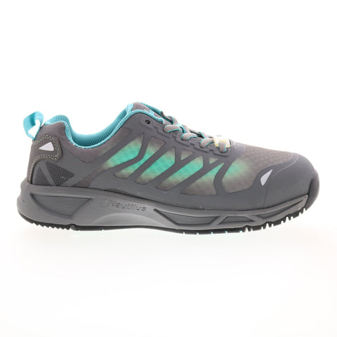 Nautilus Electrostatic Dissipative Soft Toe SD10 Womens Gray Wide Work Shoes