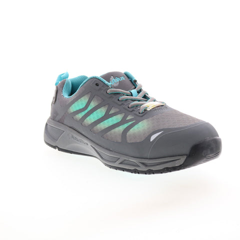 Nautilus Electrostatic Dissipative Soft Toe SD10 Womens Gray Wide Work Shoes