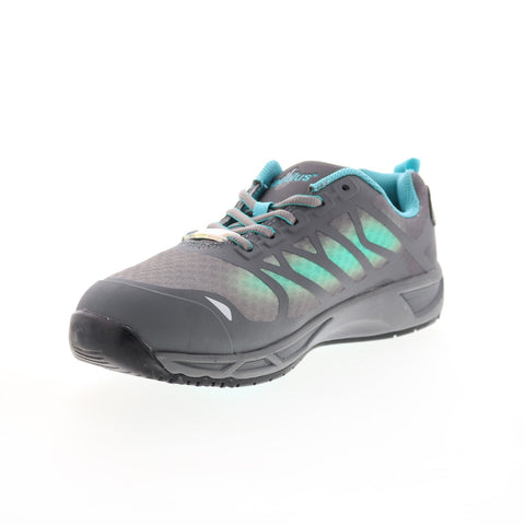 Nautilus Electrostatic Dissipative Soft Toe SD10 Womens Gray Wide Work Shoes