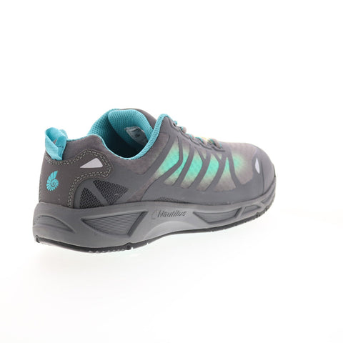 Nautilus Electrostatic Dissipative Soft Toe SD10 Womens Gray Wide Work Shoes