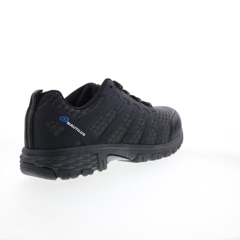 Nautilus Stratus Soft Toe SD10 N4611 Mens Black Wide Athletic Work Shoes
