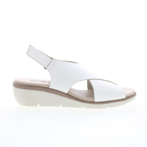 Fly London Nabi NABI058FLY-001 Womens White Leather Slingback Sandals Shoes
